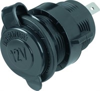 12V uttag med monteringsdetaljer